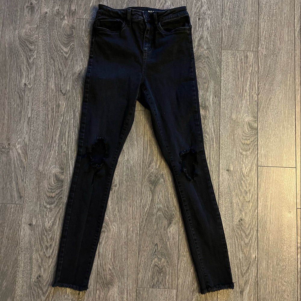 High rise jeans